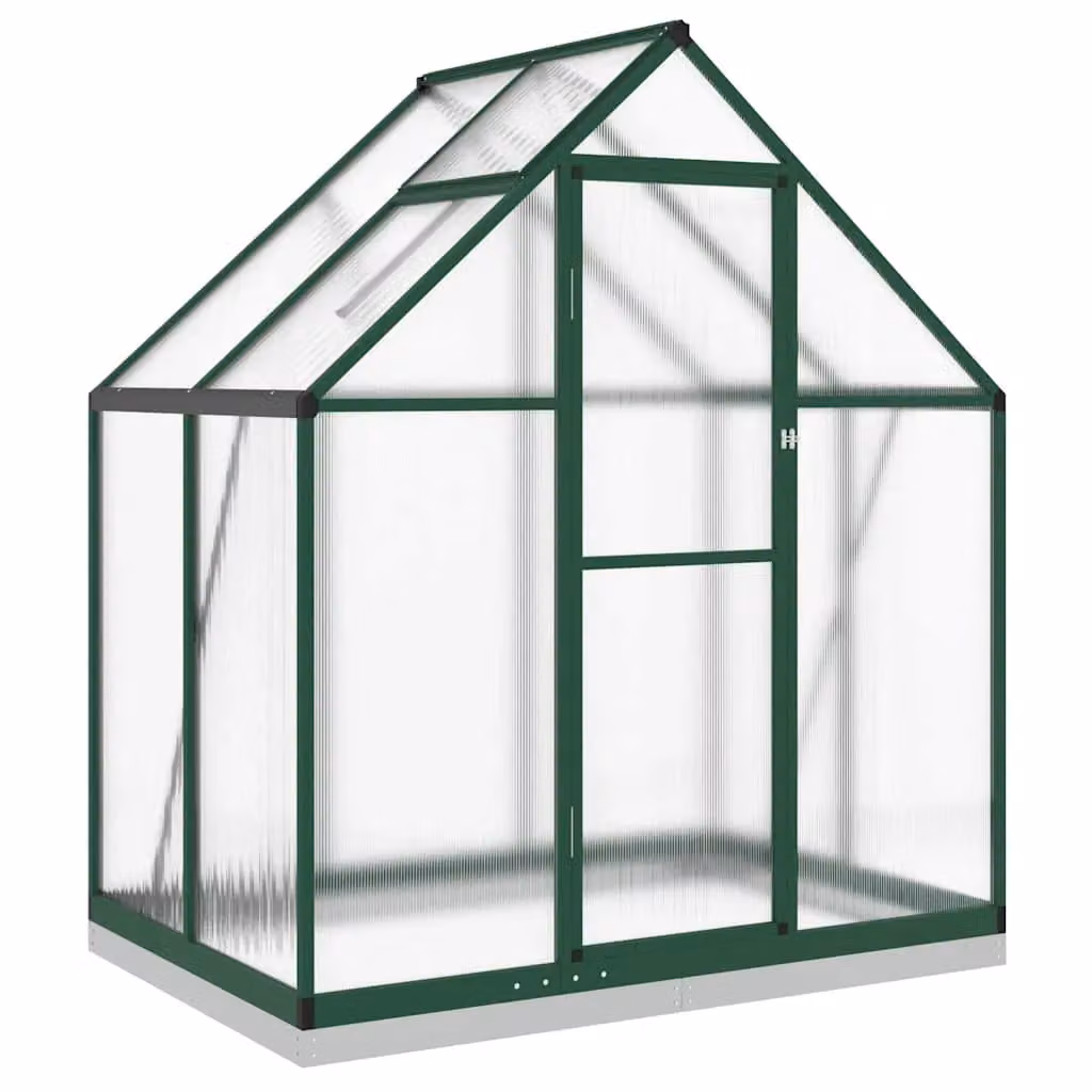 Berkfield Home Greenhouse with Base Frame, Green, W/D/H: 169 x 114 x 202 cm – 2