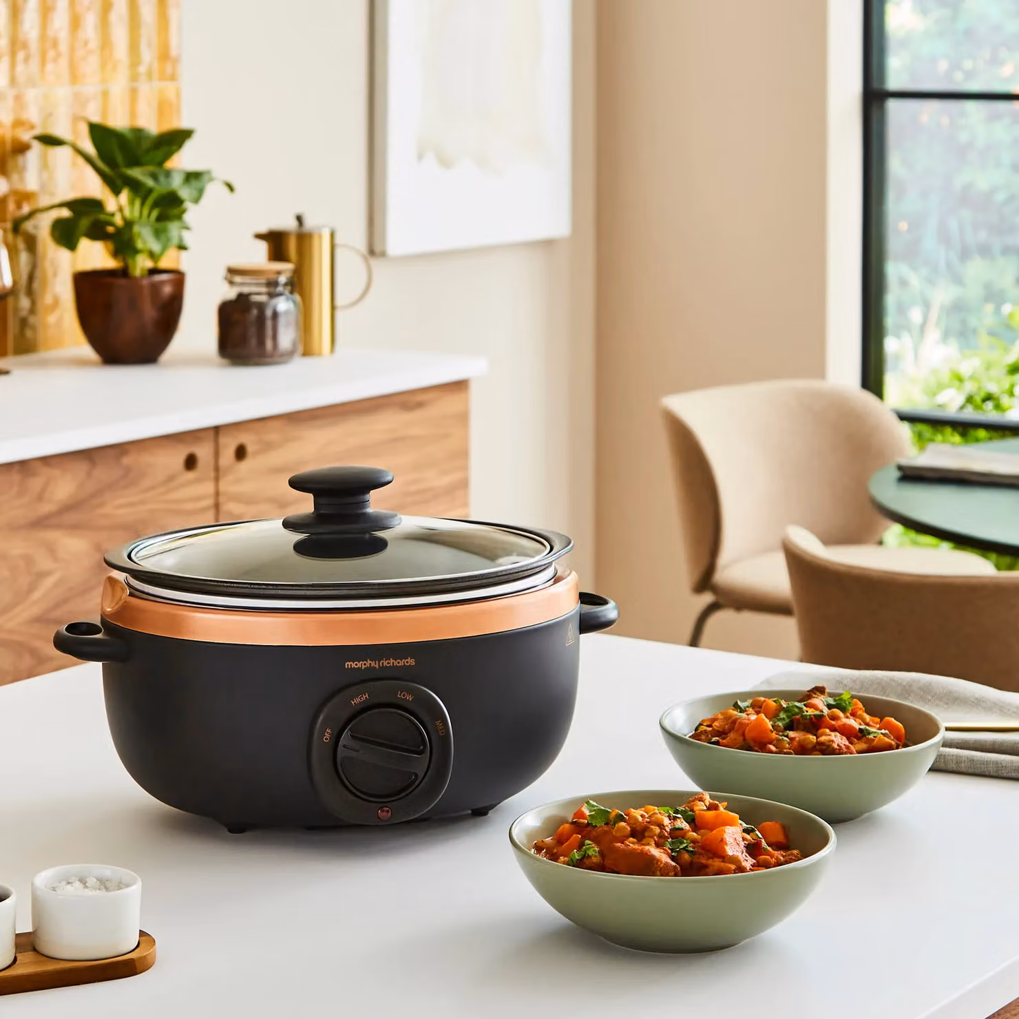 Morphy Richards Sear & Stew Oval Slow Cooker, 3.5 l, Black – 3