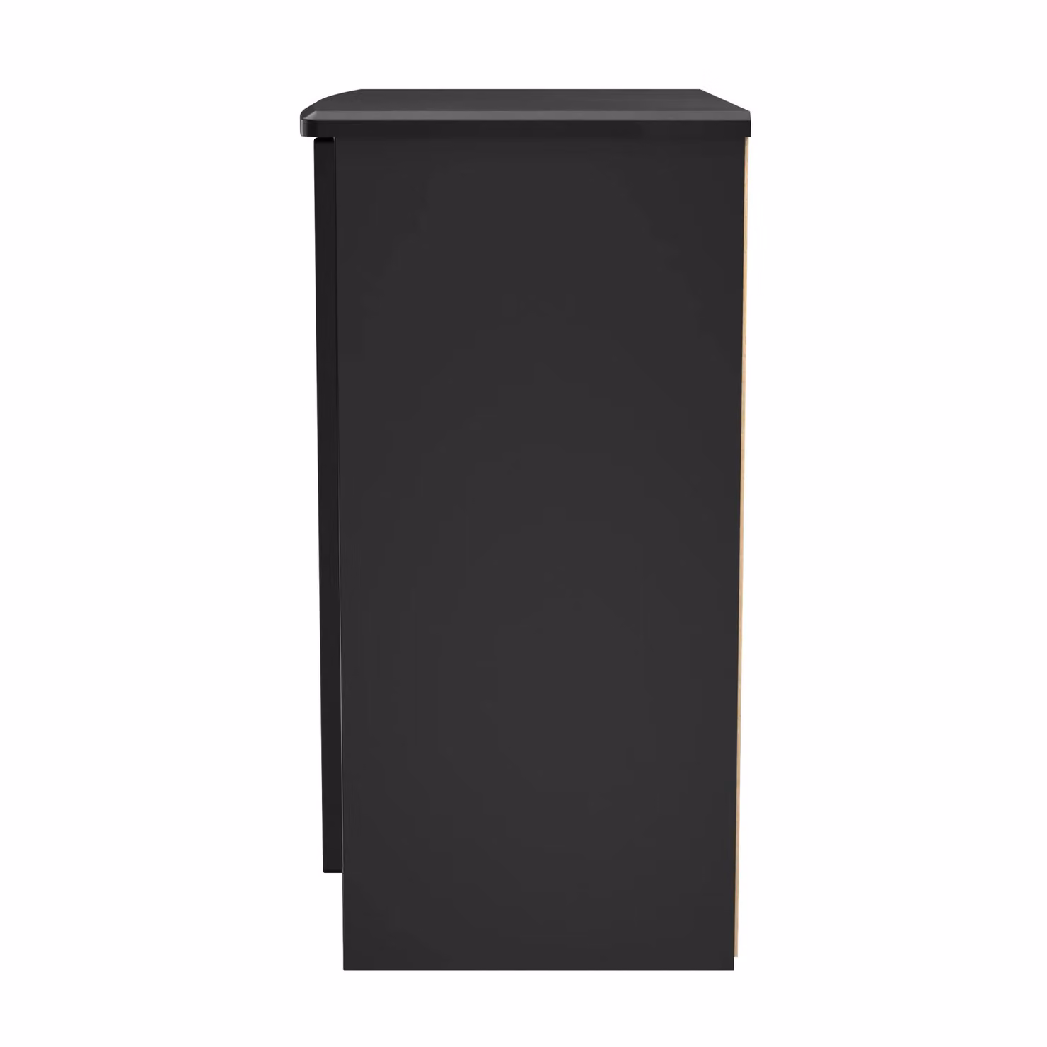 Ready Assembled 2 U Holborn 2 Door Black Matt Modern Freestanding Cabinet with Internal Shelves – 3