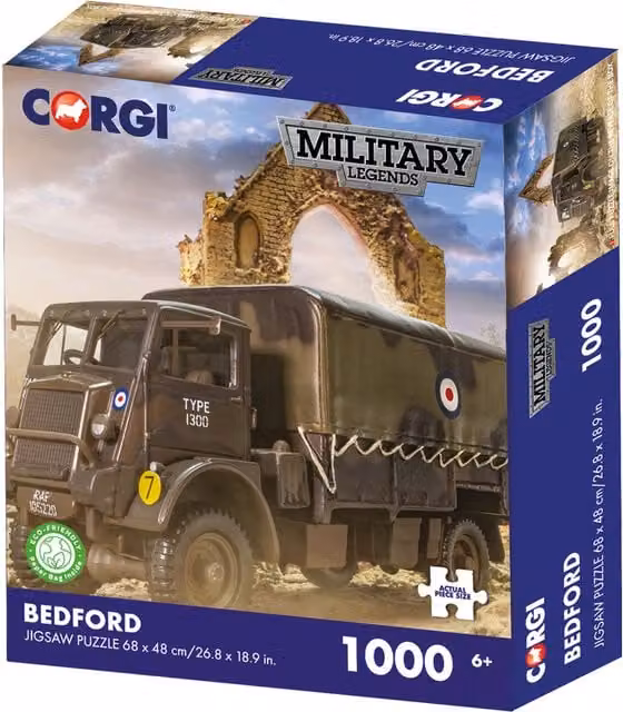 Corgi Bedford 1000 Piece Multicolour Vehicle Jigsaw Puzzle