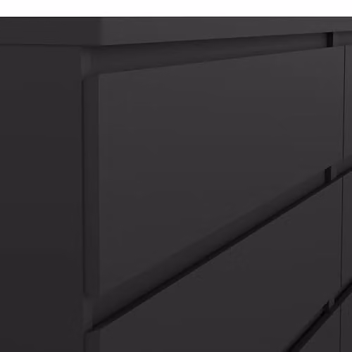 Furniture To Go Naia Wide Chest of 6 Drawers in Black Matt – 5