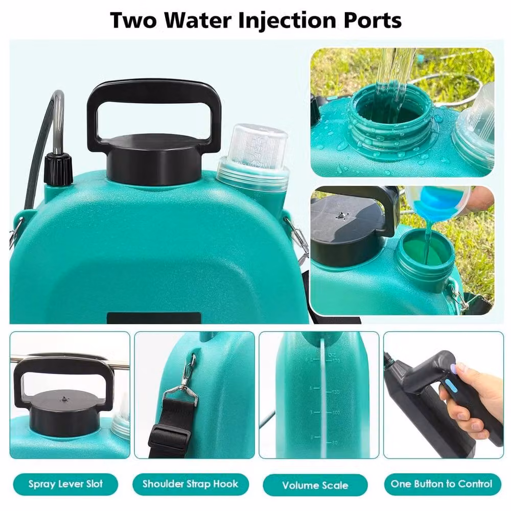 EONLION Battery Powered Electric Garden Sprayer, 5L, Green – 4