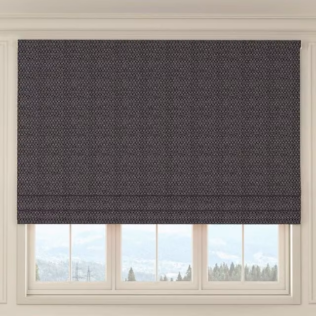 House Llewelyn-Bowen Divina Made To Measure Blackout Roman Blind in Midnight