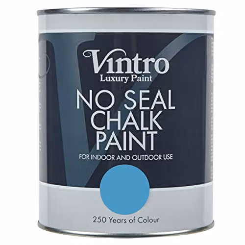 Vintro No Seal Chalk Paint in Trinity Blue, 1 Litre