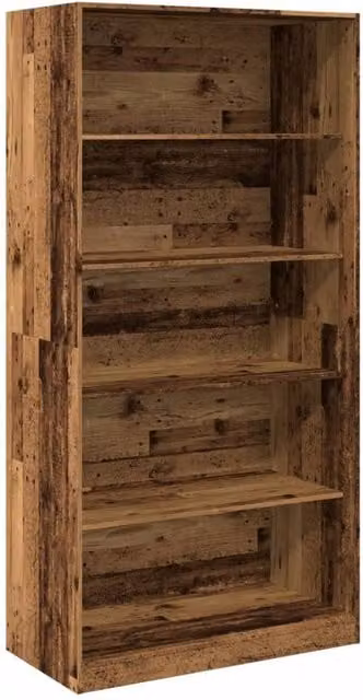 Berkfield Home Old Wood Wardrobe in Brown, W/D/H: 100 x 50 x 200 cm – 1