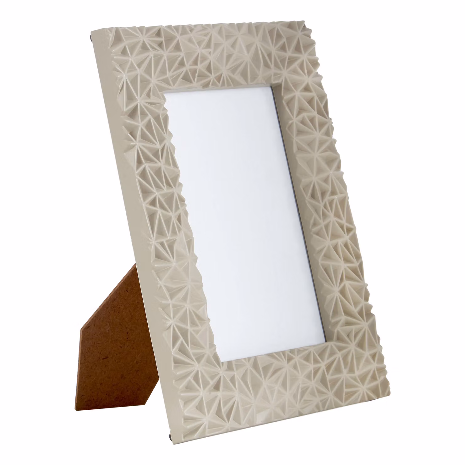 Orsina Prisma Grey High Gloss Geometric Photo Frame, Single Rectangular Tabletop Display, W/D/H: 15.24 x 10.16 x 1.0 cm – 2