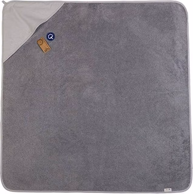ARTG Personalised Embroidered Hooded Cotton Towel in Grey