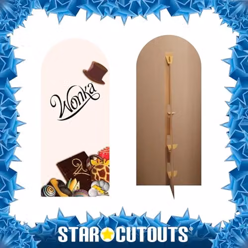 Star Cutouts Wonka Chocolate Bar Backdrop Single Cardboard Cut Out, Height: 185 cm, Multicolour – 2