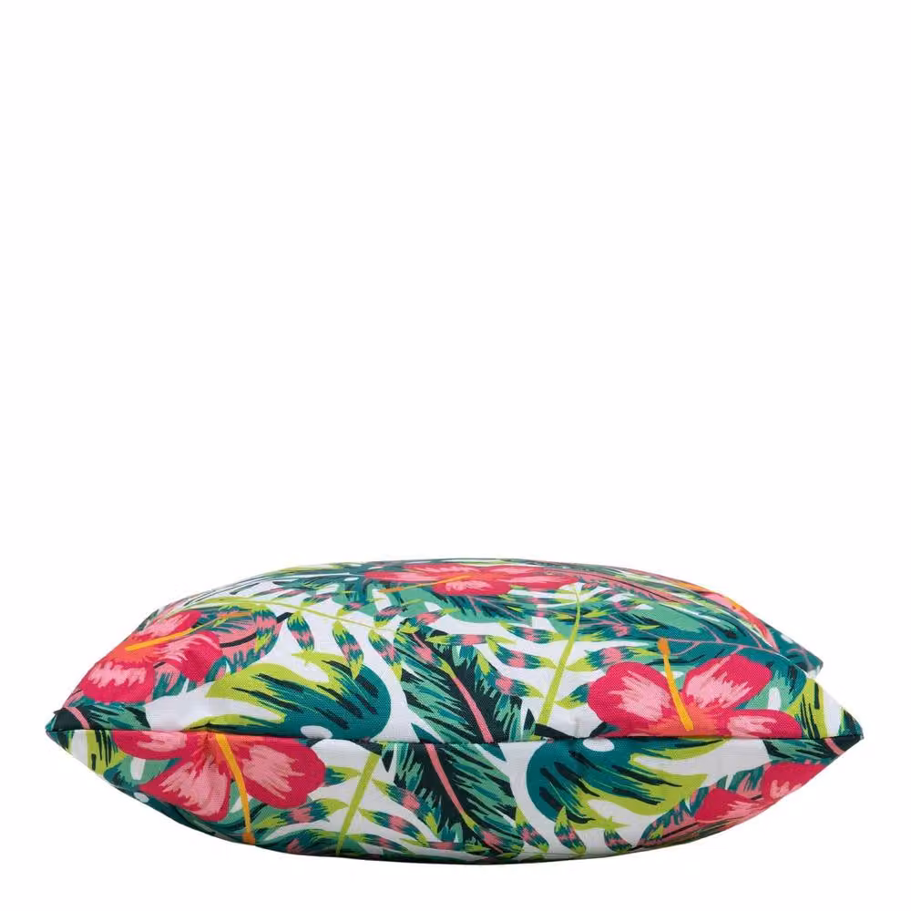 ICON Set of 2 Waterproof Indoor and Outdoor Floral Cushions in Pink and Multicolour, W/D/H: 43 x 43 x 43 cm – 5