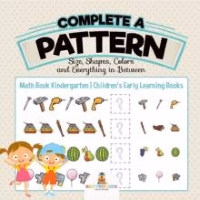 Baby Professor Complete a Pattern Multicolour Paper Educational Set