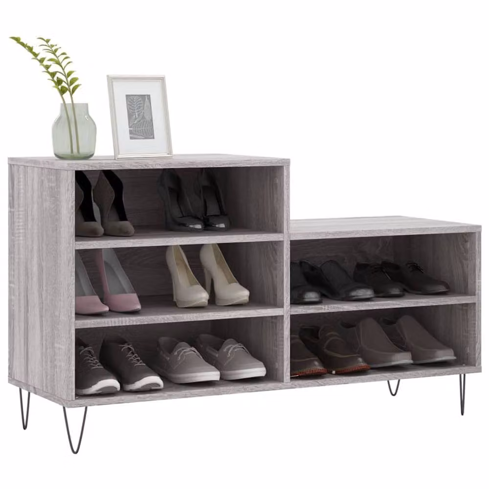 Berkfield Home Grey Sonoma Shoe Cabinet W/D/H: 102 x 36 x 60 cm – 3