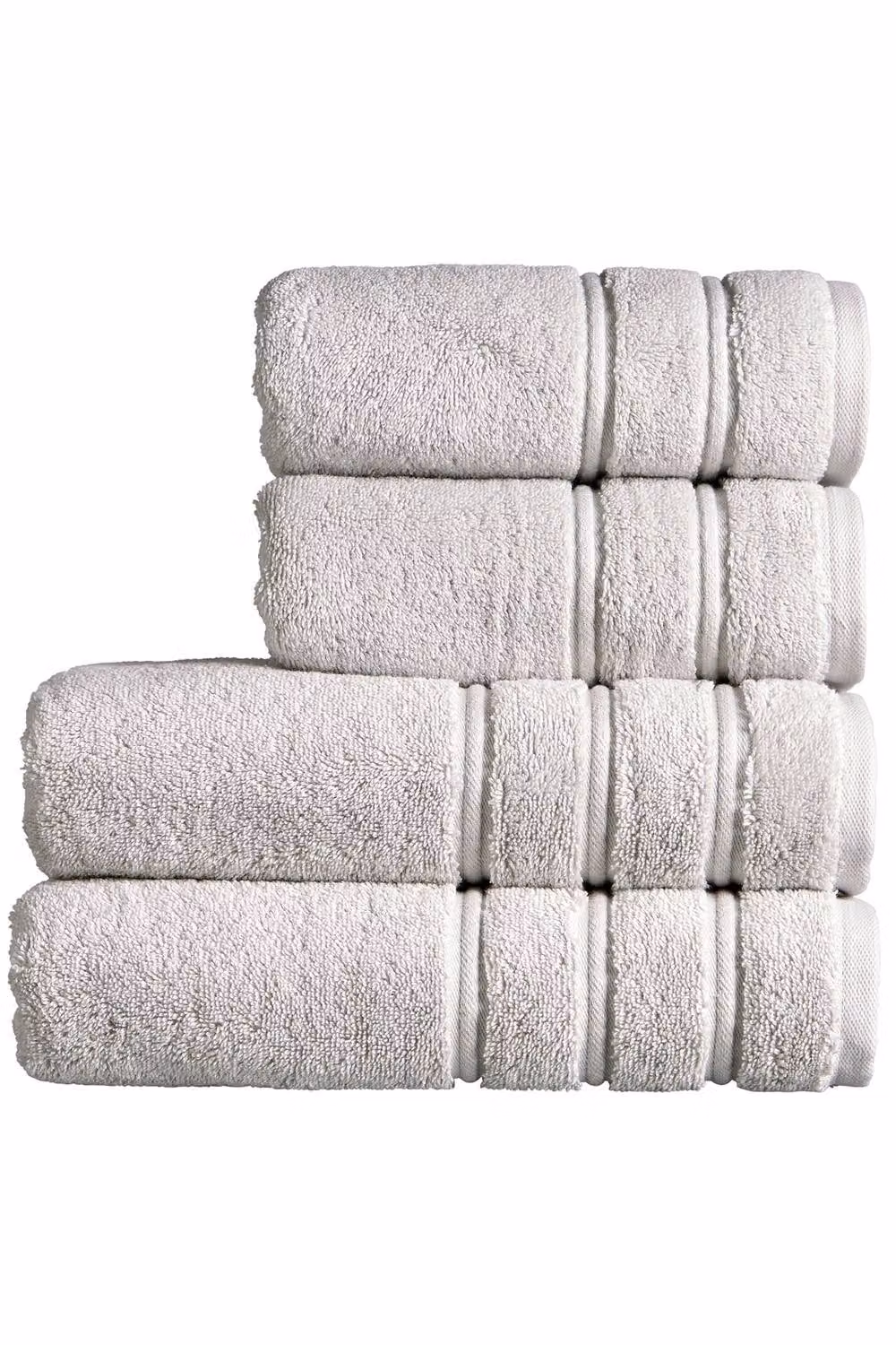 Christy Antalya Premium Turkish Cotton Loose Towel in Light Grey – 3