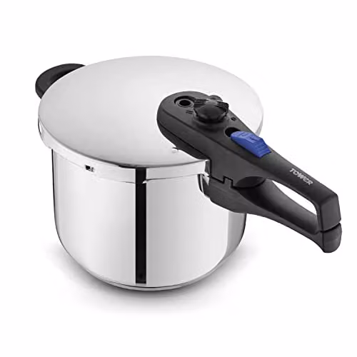 Tower Express Pressure Cooker in Silver – 1
