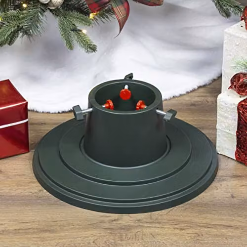 The Christmas Workshop 70279 Universal Tabletop Christmas Tree Stand, Green, W/D/H: 39 x 39 x 16 cm – 2