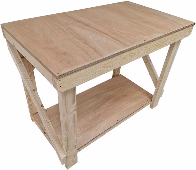 Arbor Garden Solutions Eucalyptus Top Workbench in Multi-colour Wood