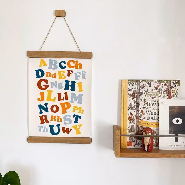 Autumns Corner Modern Single Rectangular Magnetic Picture Frame in Brown Wood, A2