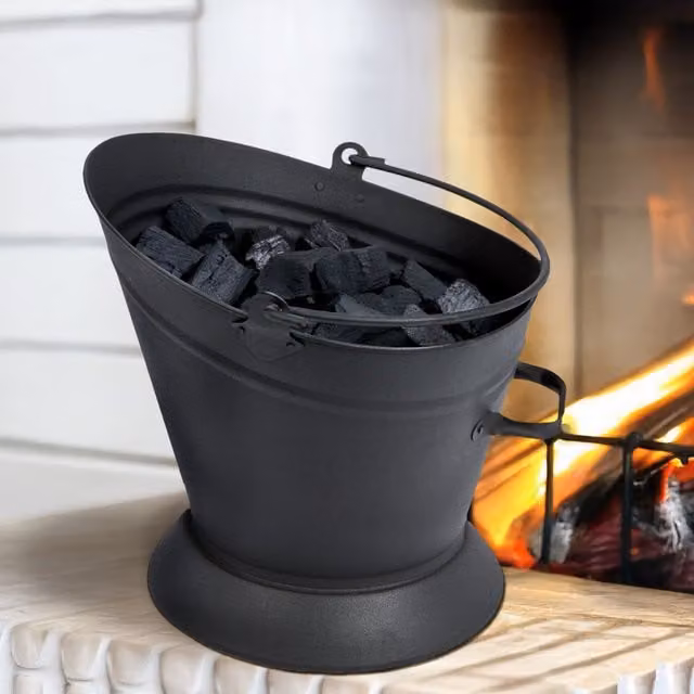 Marco Paul Black Coal Bucket Fireside Accessory