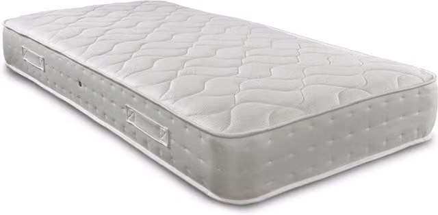 Starlight Beds Hybrid Memory Foam and 1000 Pocket Spring Mattress, White, W/D/H: 80 x 190 x 22 cm