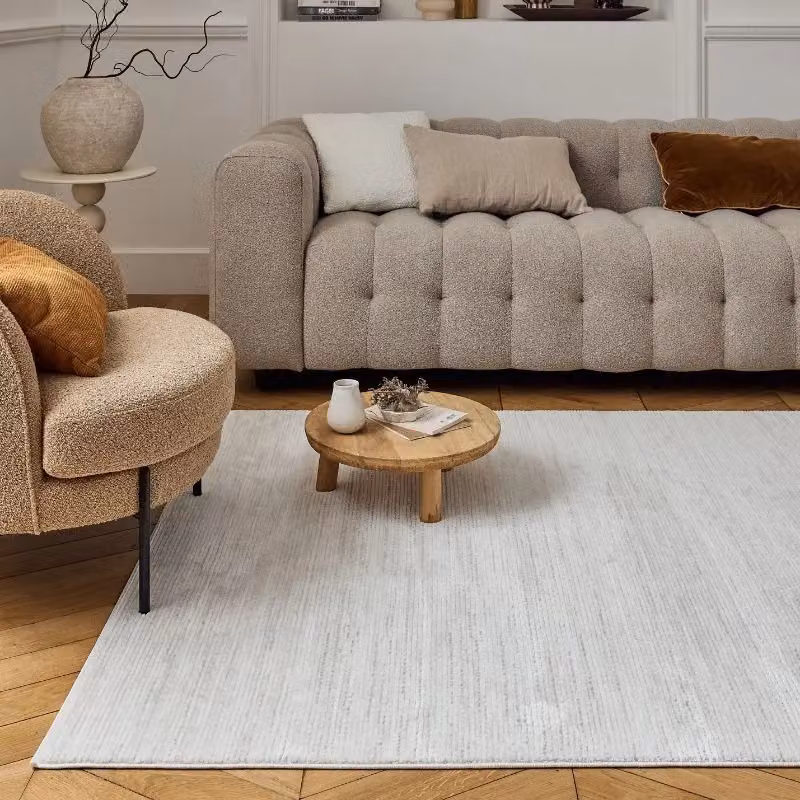 THE RUGS Carmel Modern Striped Area Rug in Beige, W: 80 cm x L: 150 cm – 4