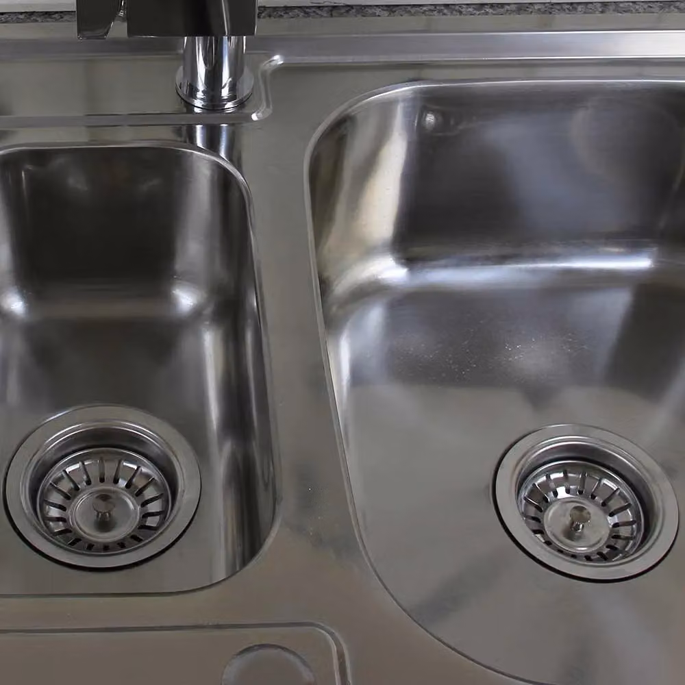 KuKoo Reversible Undermount Stainless Steel Kitchen Sink in Silver – 3
