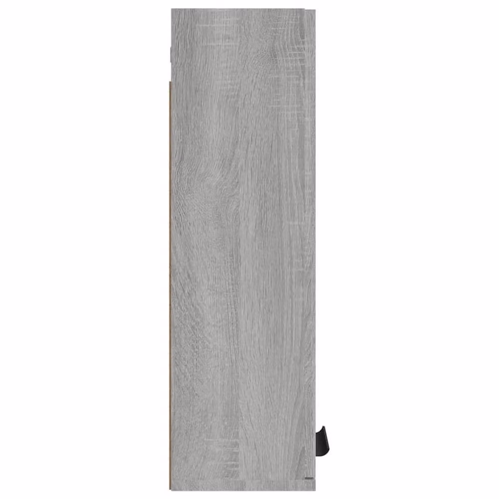 Berkfield Home Wall-mounted Bathroom Cabinet in Grey Sonoma, W/D/H: 32 x 20 x 67 cm – 3