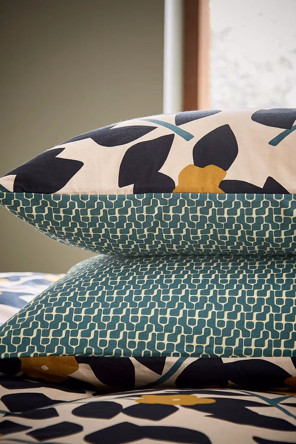 Helena Springfield Linnea Floral Cotton Duvet Cover and Pillowcase Set, Multicolour, W/D/H: 200 x 220 cm and 140 x 200 cm – 2