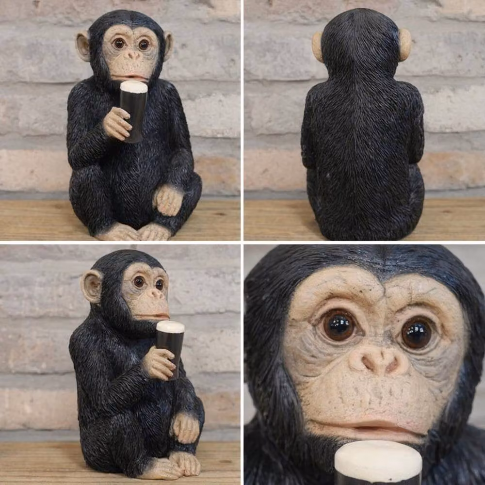Gifts Direct 2 U McGuinness Monkey Novelty Figurine in Black – 3