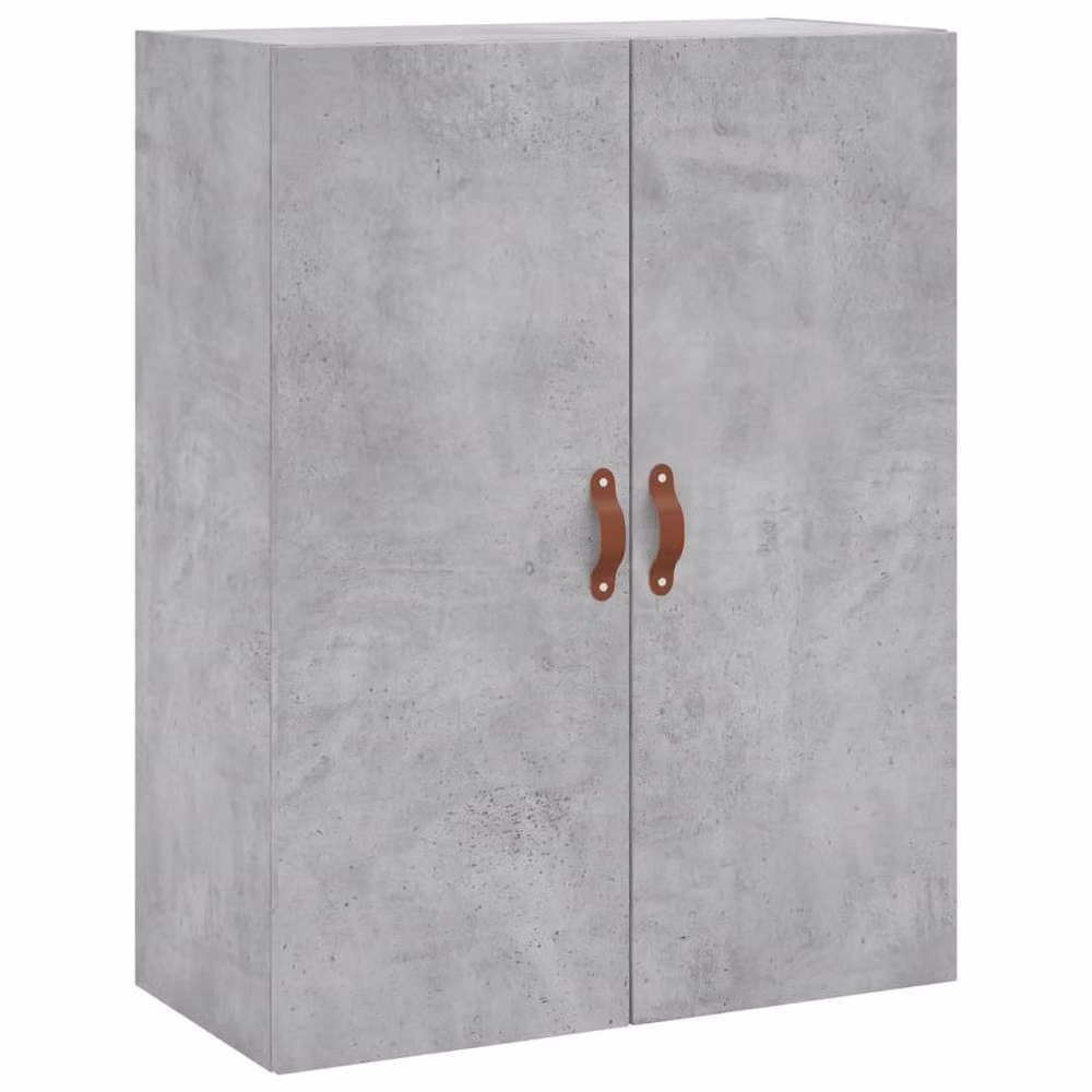 Berkfield Home Wall Mounted Cabinet in Concrete Grey, W: 69.5 cm, D: 34 cm, H: 90 cm – 2