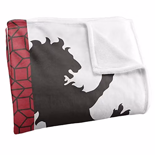 Warner Brothers Harry Potter Gryffindor House Pride Fleece Blanket, W/D/H: 152 x 127 cm, White/Multicolour – 2