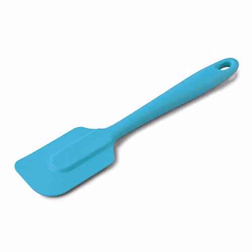 Zeal Non-Scratch Silicone Spatula with Hanging Loop, Blue, 26 cm – 1