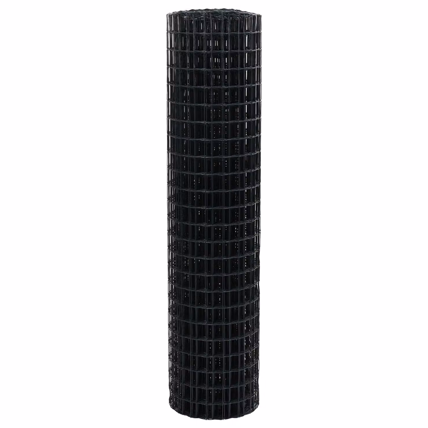 Berkfield Home Euro Fence Grey PVC Coated Steel Rectangular Fencing 2 x 25 m – 4