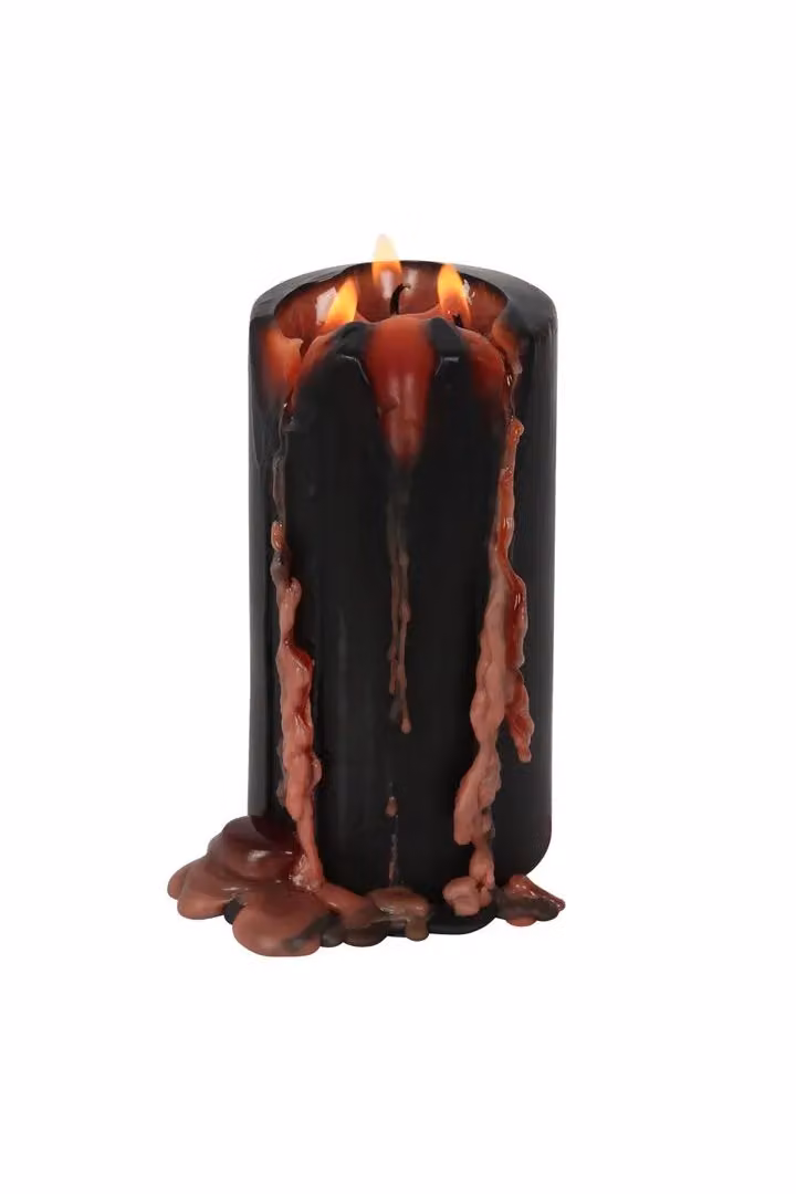 KDMD Large Vampire Blood Pillar Candle in Black – 2