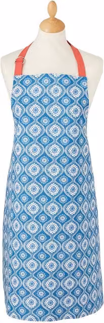 Land & Shore Achill Apron in Blue and Red – 1
