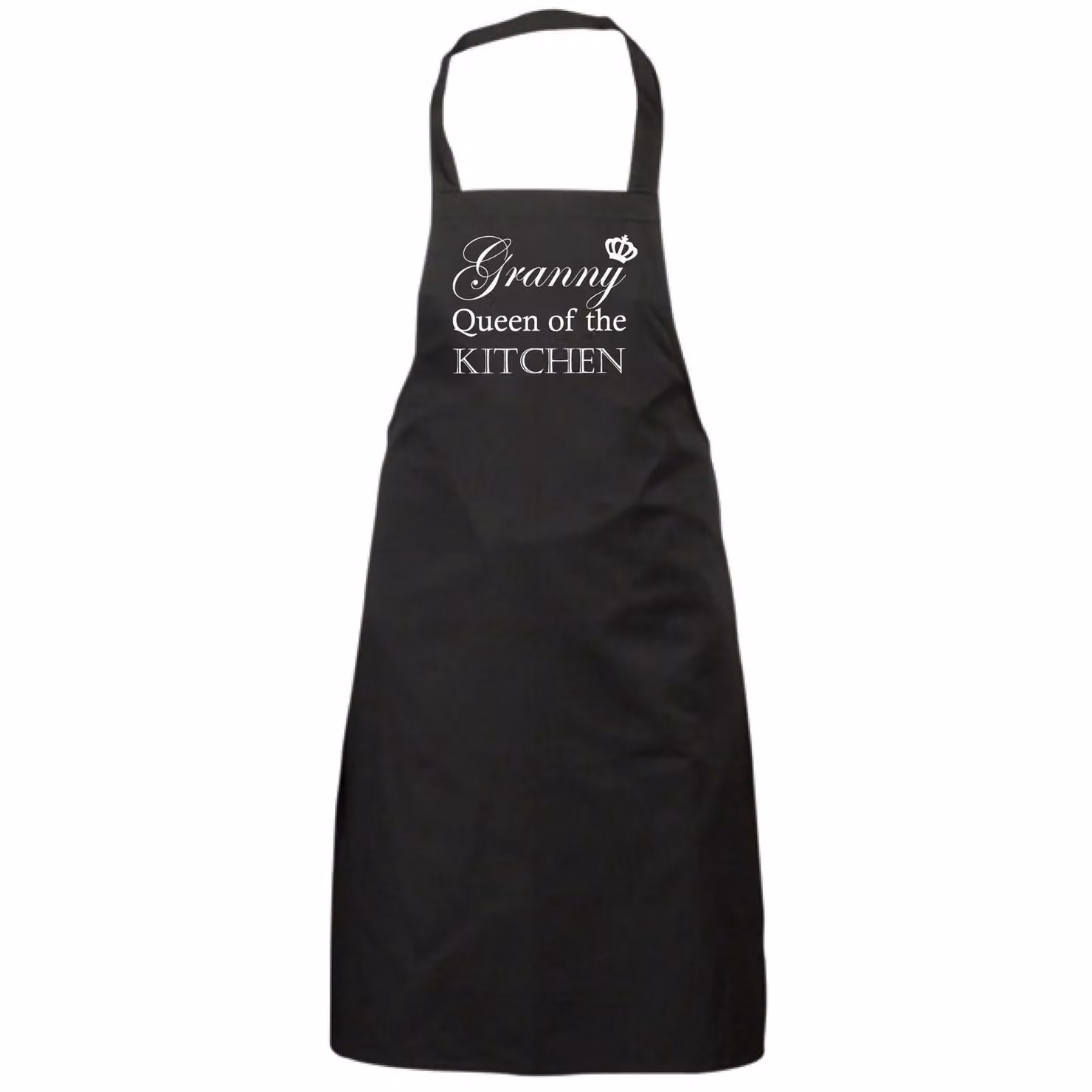 60 Second Makeover Granny Queen Of The Kitchen Black Apron for Women – 2