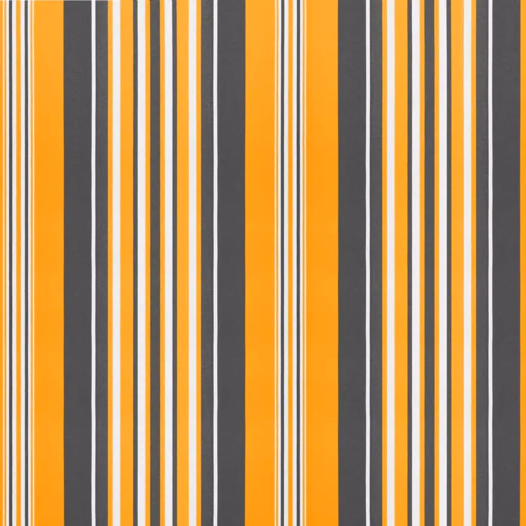 Berkfield Home Replacement Awning Fabric in Multicolour Stripe, W: 5 m, D: 3.5 m – 3
