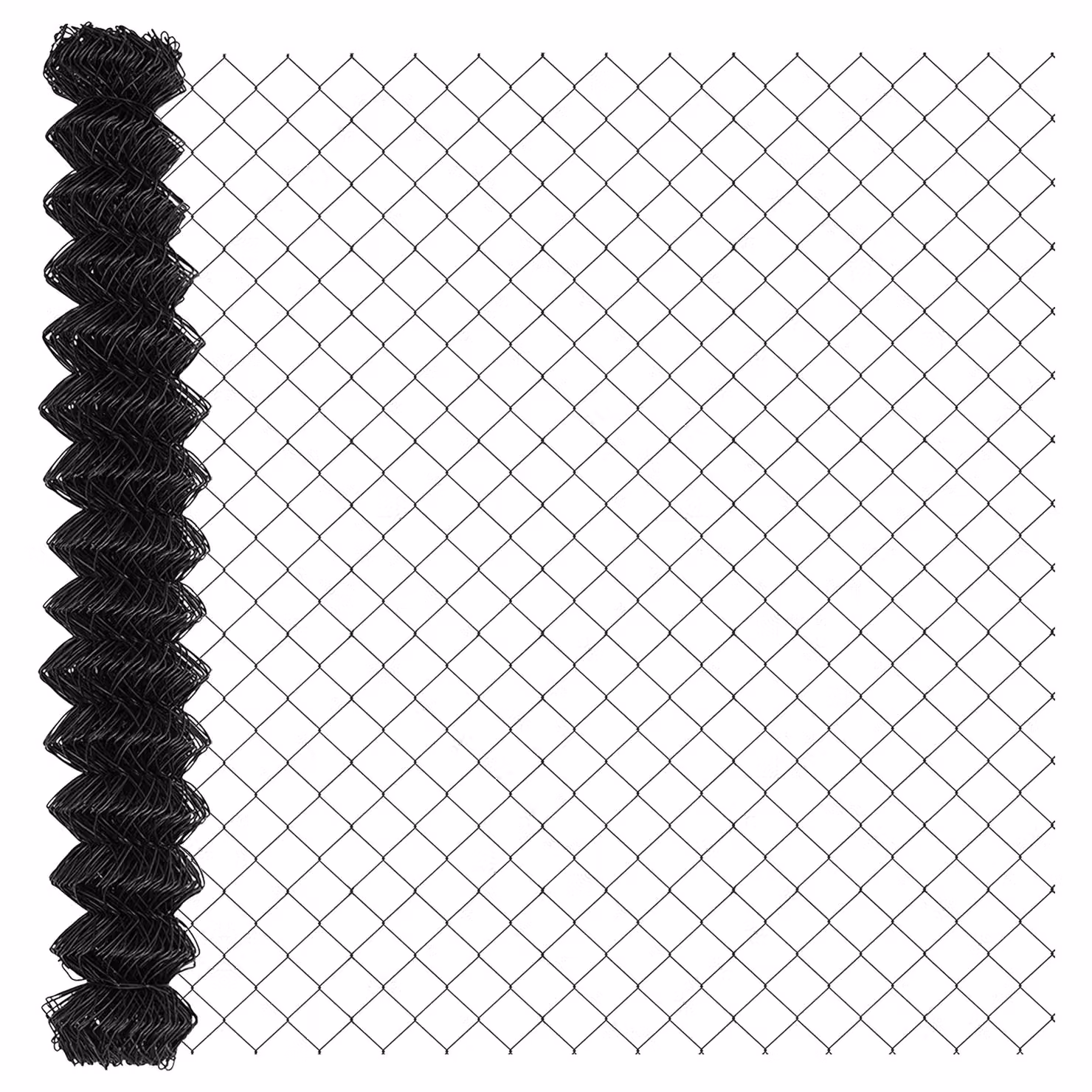 Berkfield Home Grey PVC Coated Galvanised Steel Chain Link Fence 1.6 x 25 m – 2