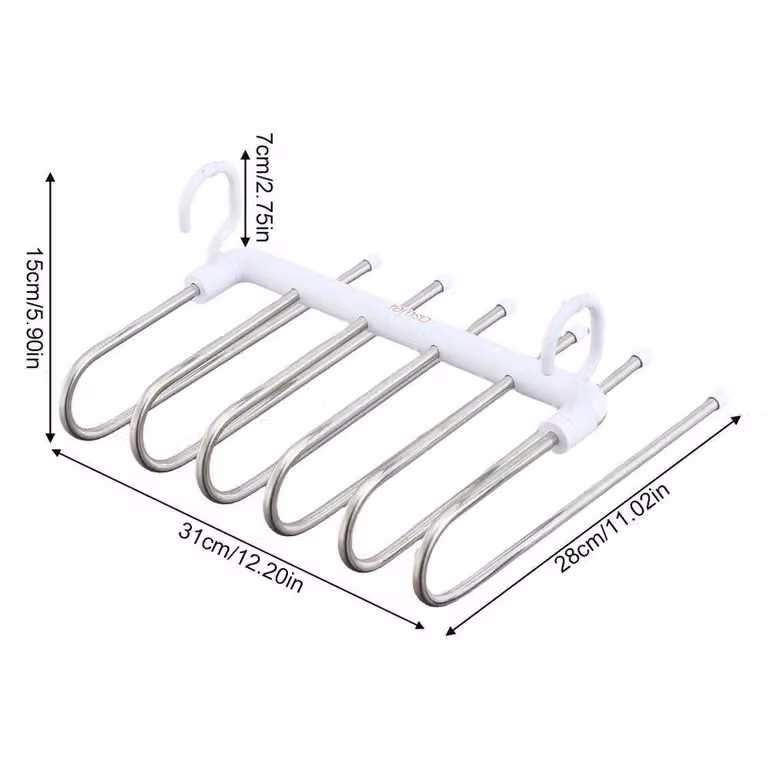 Kelvenix Black Multi-Layer Foldable Rotating Clothes Rack