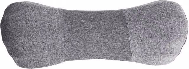 EONLION Grey Memory Foam Wedge Neck Support Pillow for Babies and Cots