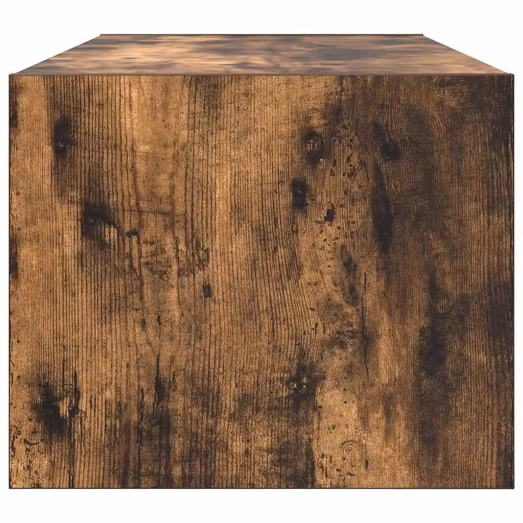 Berkfield Home 2-Piece Smoked Oak TV Cabinets in Brown, W/D/H: 80 x 31 x 25.5 cm – 3