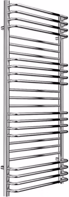 Bathroom Kingdom Marco Chrome Heated Towel Rail in Silver, W: 50 cm, H: 110 cm – 1