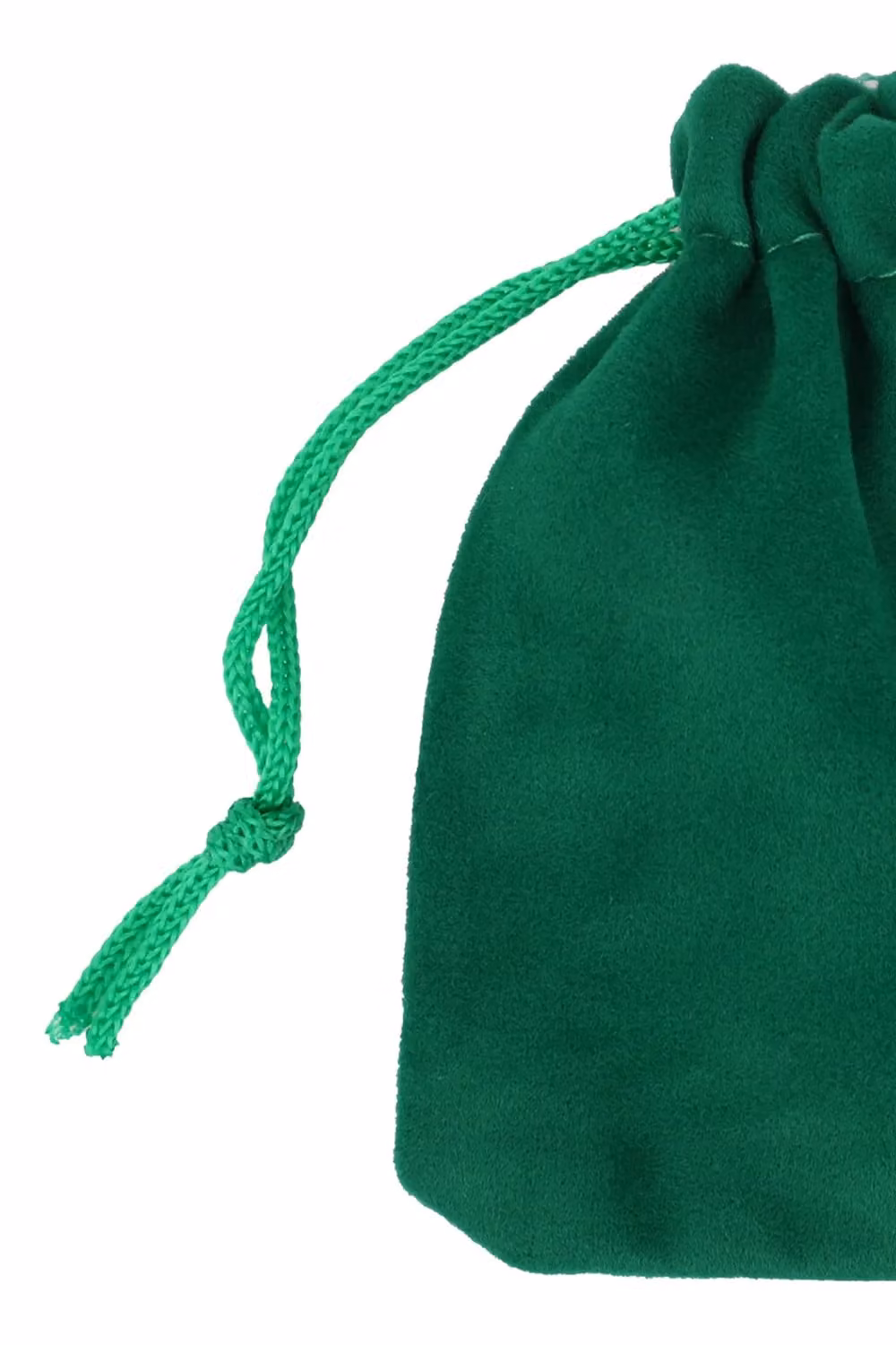 Neel Blue 50 Velvet Drawstring Bags in Green, W: 7 cm x H: 9 cm – 3
