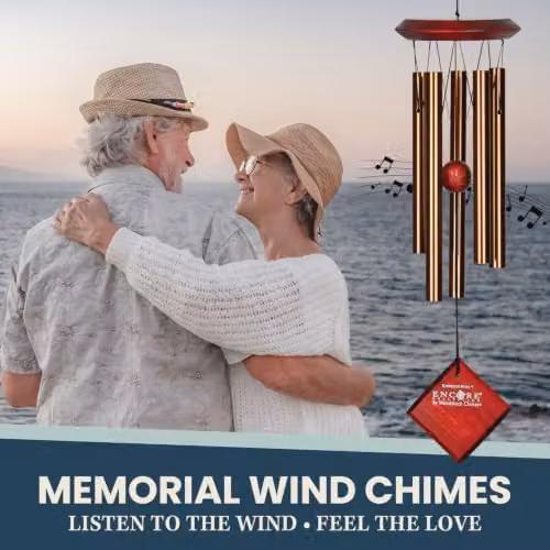 Woodstock Chimes Chimes of Mars Wind Chime in Bronze, H 43.18 cm x W 25.4 cm x D 25.4 cm – 5