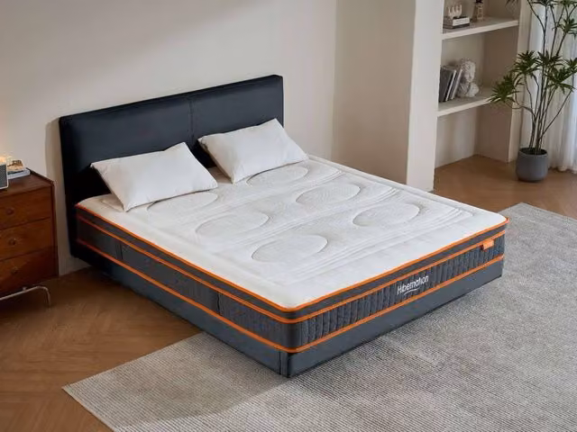 Hibernation Crest 1200 Hybrid Mattress in White, King Size, W/D/H: 180 x 200 cm – 1