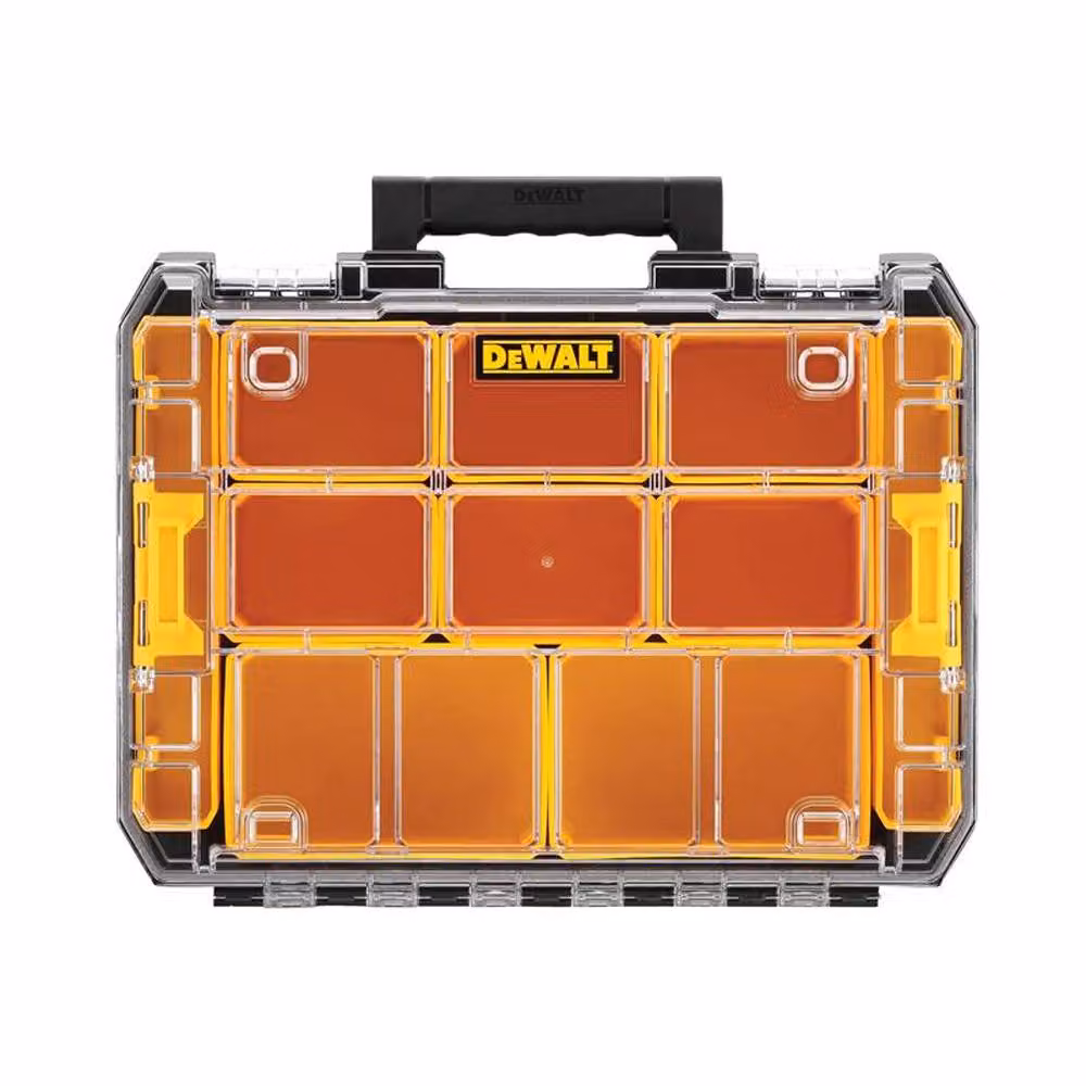 DeWalt Waterproof Organiser Box in Black and Transparent – 2