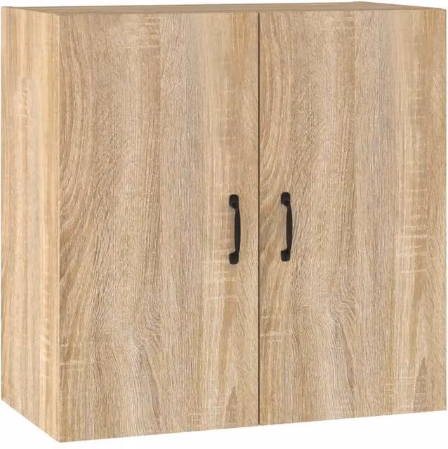 Berkfield Home Sonoma Oak Wall Cabinet in Light Brown, W/D/H: 60 x 31 x 60 cm – 1