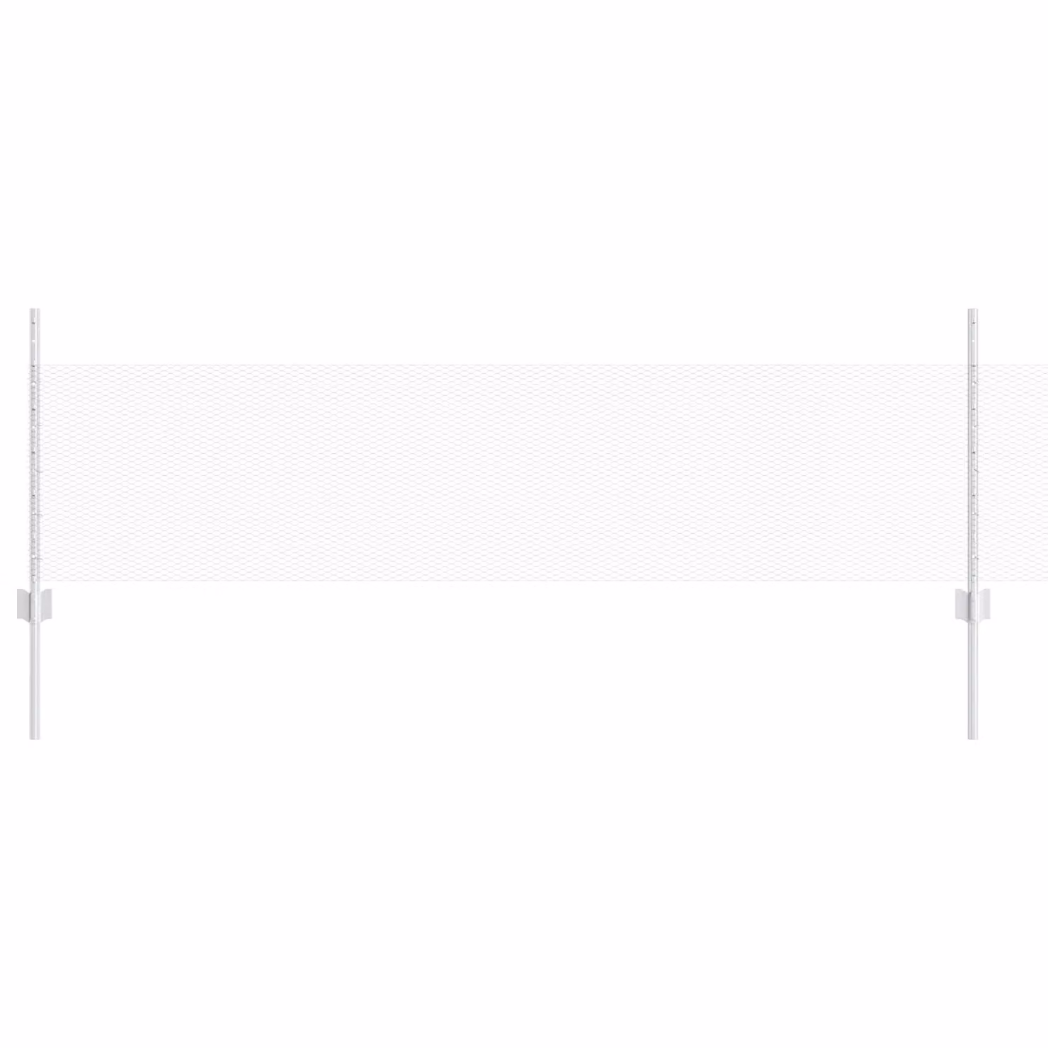 Berkfield Home 5-Piece Galvanised Steel U-Channel Fence Posts in Silver, Height: 60 cm – 2