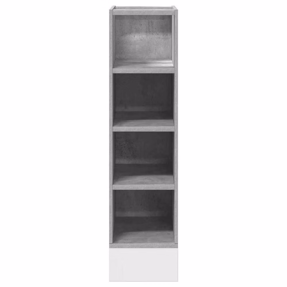 Berkfield Home Industrial Grey Kitchen Base Unit with Hinged Doors and Internal Shelves, W/D/H: 20.0 x 44.5 x 81.5 cm – 2