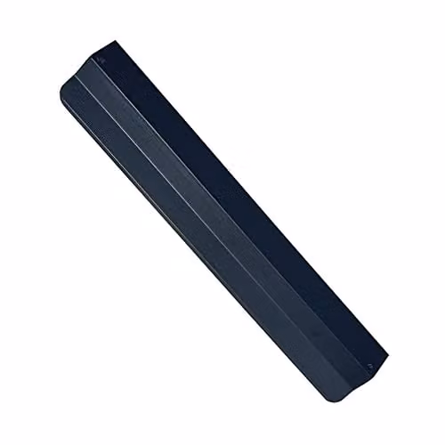 highdecora V Style Profile Pull Handle for Furniture, Wardrobe and Kitchen Cabinets, Matt Black Aluminium – 1