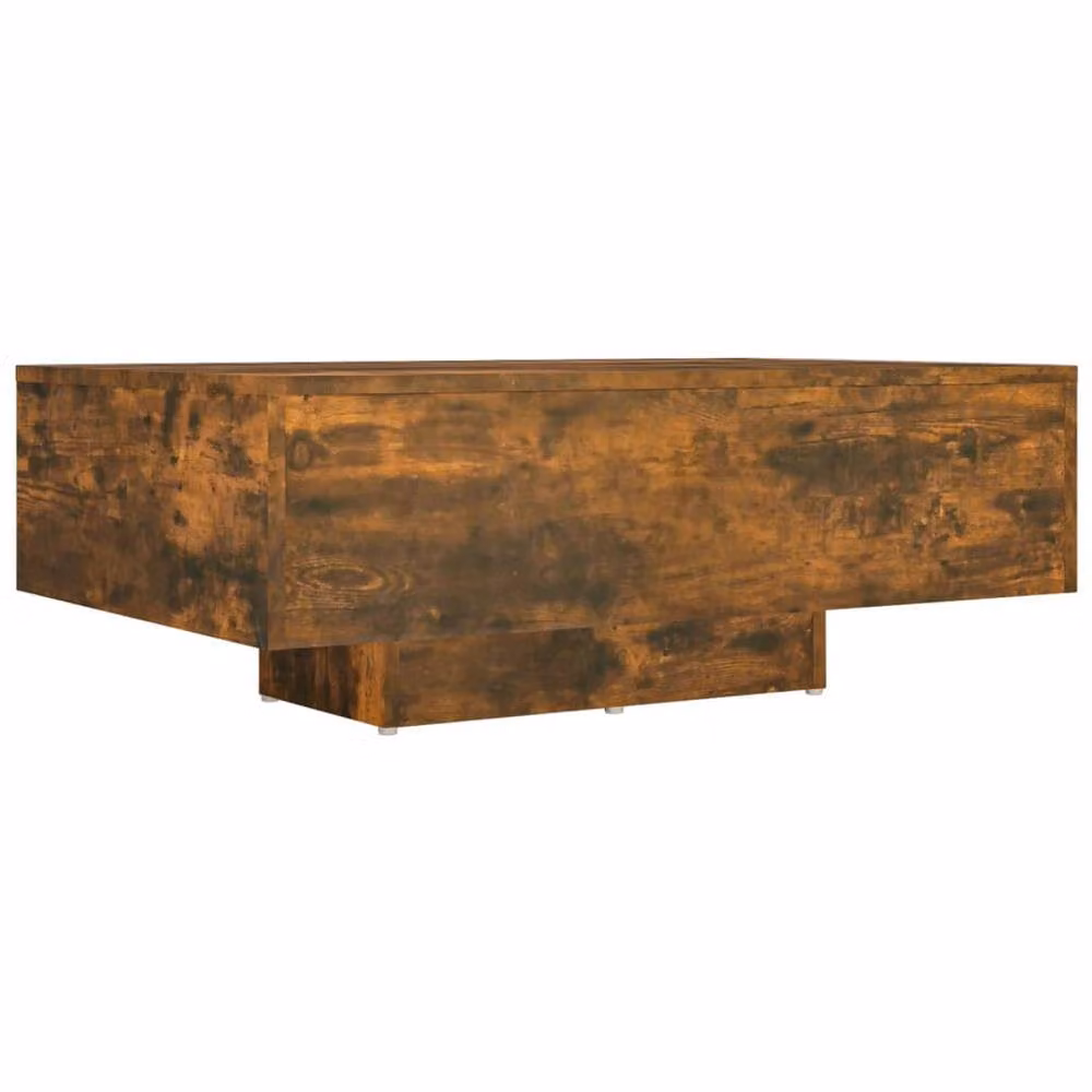 Berkfield Home Modern Coffee Table in Smoked Oak Brown, W/D/H: 85 x 55 x 31 cm – 2