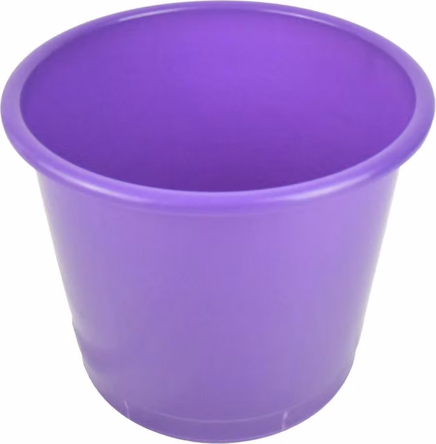 Deflecto Purple Plastic Waste Paper Bin